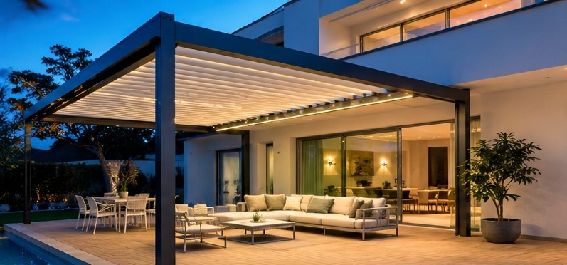 Bioklimatik Pergola — ortam görseli